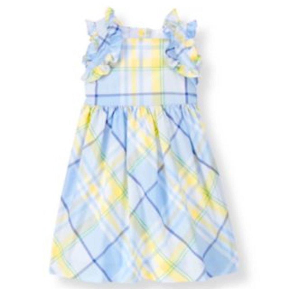 Janie and Jack Special Occasion Ruffles Plaid Dress